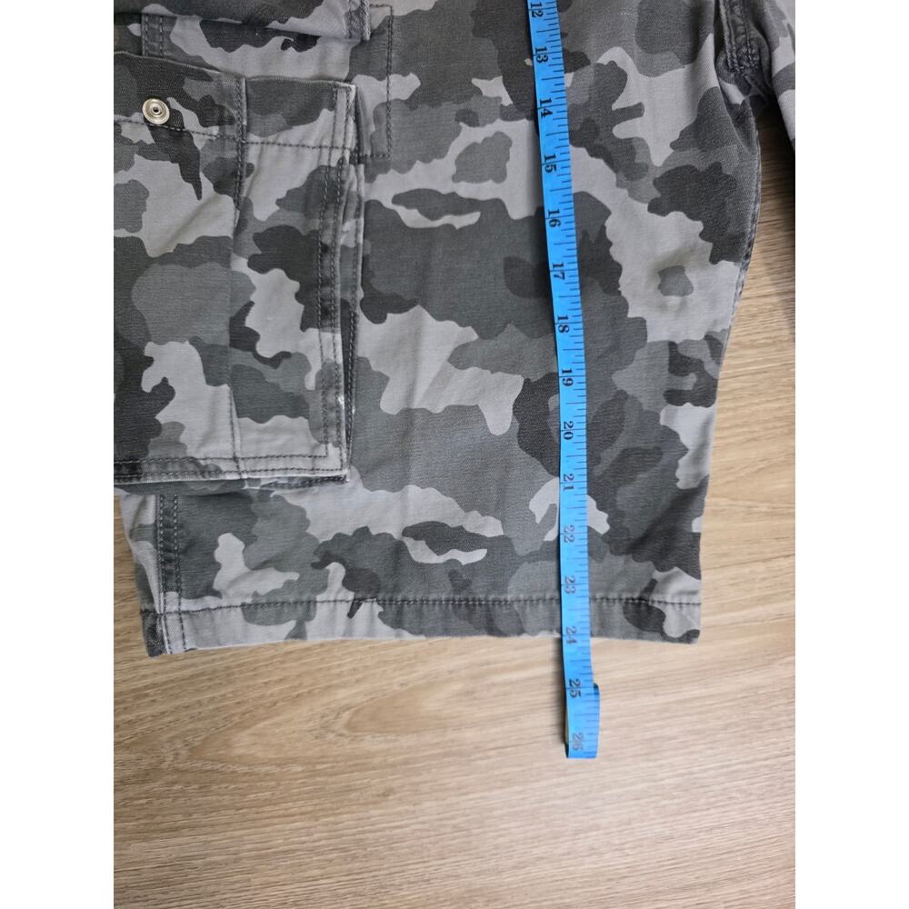 Levi's Cargo Shorts Men's 34 Gray Camo Cotton Utility Casual Y2K Military - Picture 5 of 11